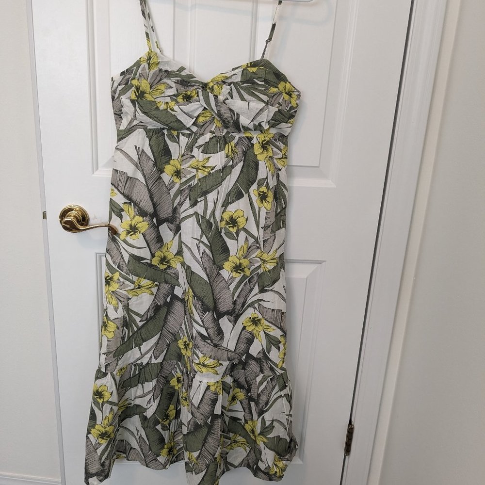 NWOT Banana Republic Linen blend dress 6